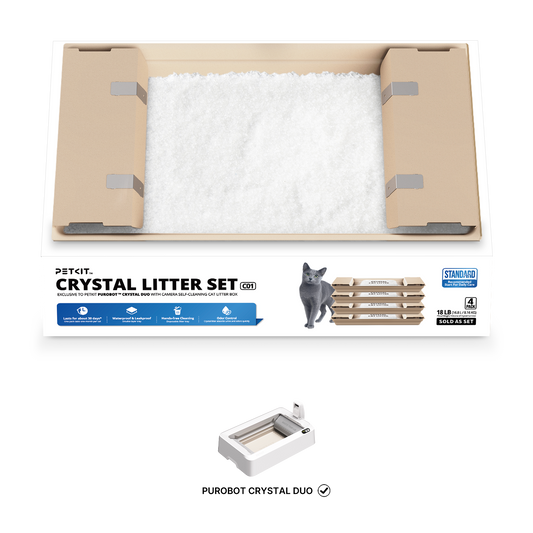 PETKIT Crystal Litter Set 4-pack voor Purobot Crystal Duo – afbeelding 1