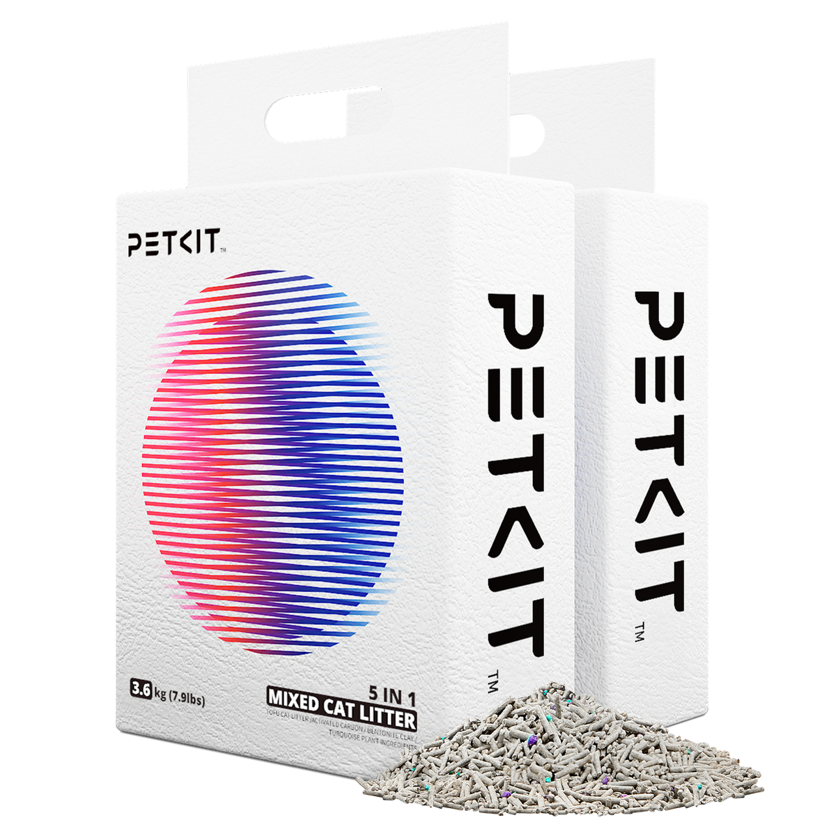 PETKIT Everclean Flushable kattenbakvulling, set van 2 zakken – afbeelding 1