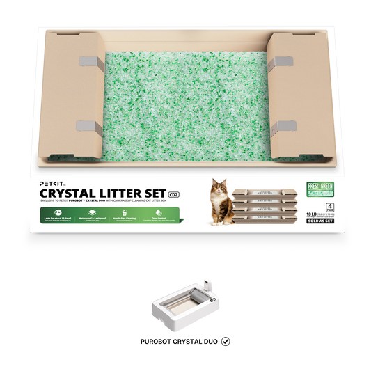 PETKIT Crystal Litter Set Fresh Green kristalvulling 4-pack – afbeelding 1