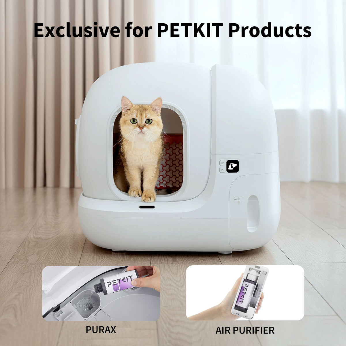 PETKIT Purifying Liquid Refill 4 flessen voor Pura X en PuraMax – afbeelding 2