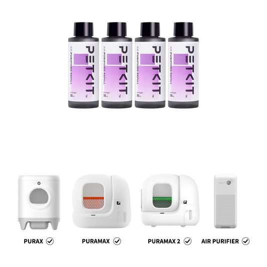PETKIT Purifying Liquid Refill 4 flessen voor Pura X en PuraMax – afbeelding 1