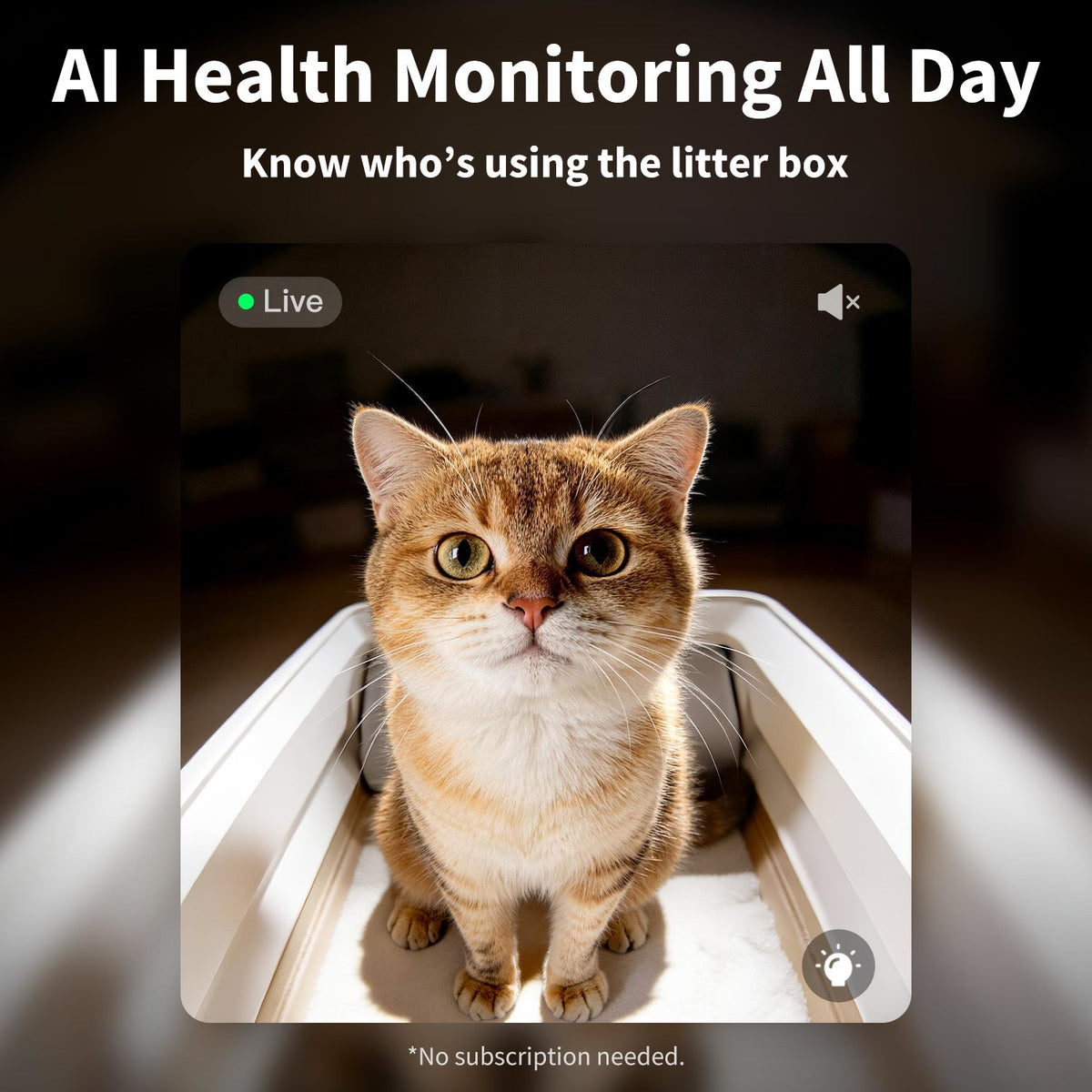 PETKIT Purobot Crystal Duo met Hood automatische kattenbak met AI-camera – afbeelding 5