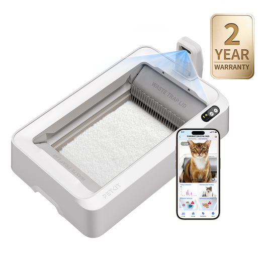 PETKIT Purobot Crystal Duo automatische kattenbak met AI-camera – afbeelding 1