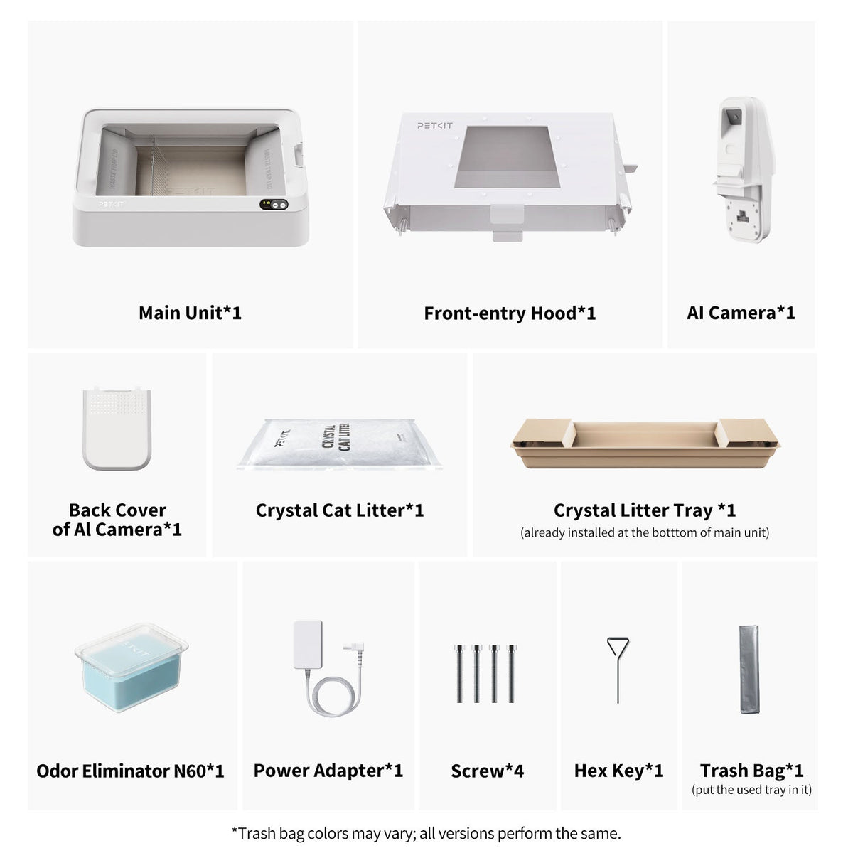 PETKIT Purobot Crystal Duo met Hood automatische kattenbak met AI-camera – afbeelding 10
