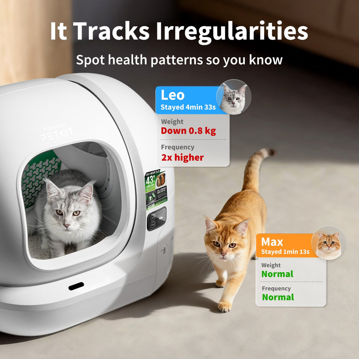 PETKIT Purobot Max 3 starterbundel automatische kattenbak – afbeelding 3