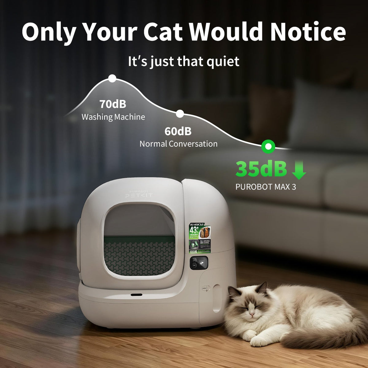PETKIT Purobot Max 3 Double Bundle automatische kattenbakken – afbeelding 8