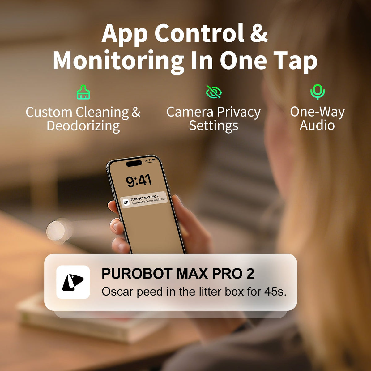 PETKIT Purobot Max Pro 2 automatische kattenbak met AI-camera – afbeelding 8