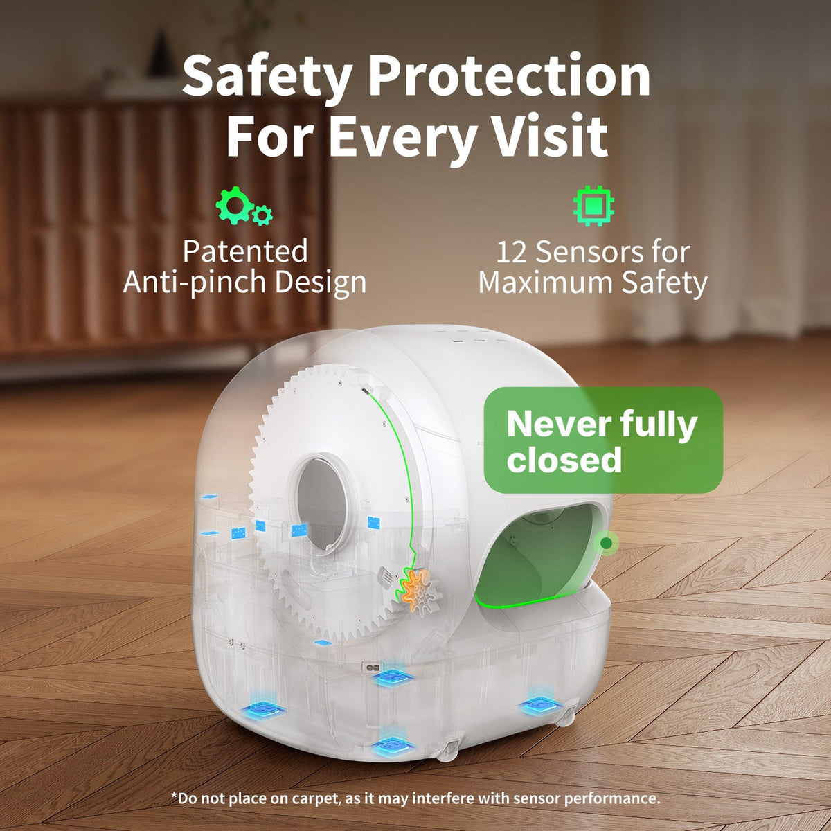 PETKIT Purobot Max Pro 2 automatische kattenbak met AI-camera – afbeelding 4