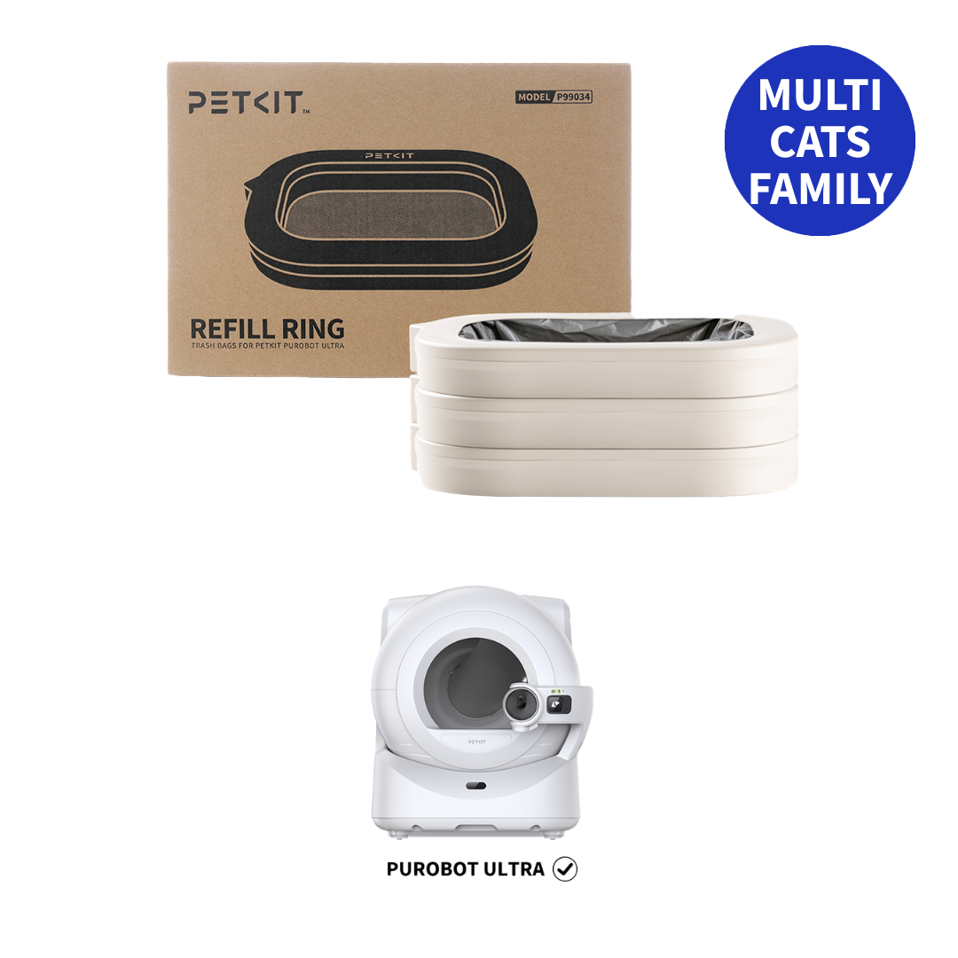 PETKIT Multi-Cat Mega Saver Rings navulringen voor automatisch afvalverpakkingssysteem – afbeelding 1