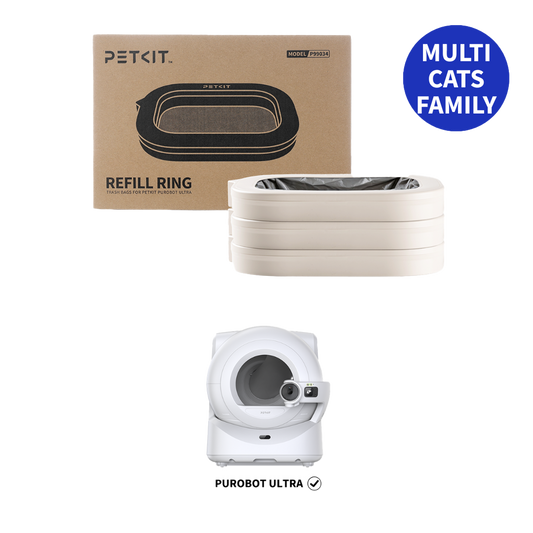 PETKIT Multi-Cat Mega Saver Rings navulringen voor automatisch afvalverpakkingssysteem – afbeelding 1