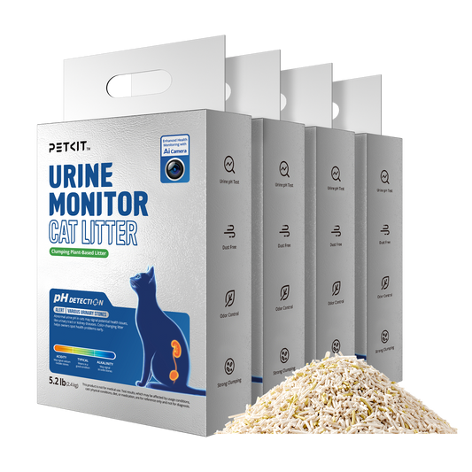 PETKIT Urine Monitor kattenbakvulling 4 zakken met pH-kleurindicatie – afbeelding 1